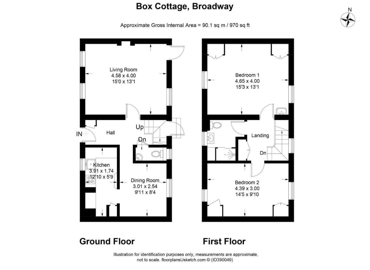 Box Cottage Broadway  Exterior foto
